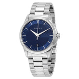 Gucci G Timeless Blue Dial Silver Steel Strap Watch For Men - YA126440