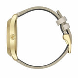 Gucci G Timeless Butterfly White Dial White Leather Strap Watch For Women - YA1264062
