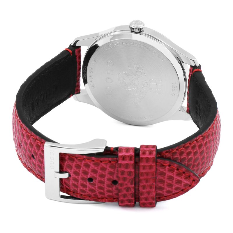 Gucci G-Timeless Cherry Red Mother of Pearl Dial 27mm Watch For Women - YA126584