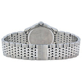 Gucci G Timeless Diamonds Mother of Pearl Black Dial Silver Mesh Bracelet Watch For Women - YA126507