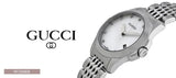 Gucci G Timeless Diamonds Mother of Pearl Dial Silver Steel Strap Watch For Women - YA126504
