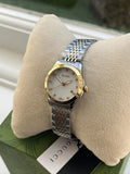 Gucci G Timeless Diamonds Mother of Pearl Dial Two Tone Mesh Bracelet Watch for Women - YA126513