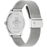Gucci G-Timeless Mother of Pearl Dial Silver Mesh Bracelet Watch For Women - YA126583