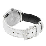 Gucci G-Timeless Mother of Pearl White Dial White Leather Strap Watch For Women - YA126597