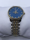 Gucci G Timeless Quartz Blue Dial Two Tone Steel Strap Watch For Women - YA1265029