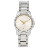 Gucci G Timeless Quartz Champagne Dial 27mm Watch For Women - YA126593