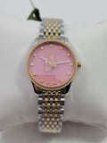 Gucci G Timeless Quartz Pink Dial Two Tone Steel Strap Watch For Women - YA1265030