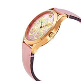 Gucci G Timeless Quartz Mother of Pearl Dial Pink Leather Strap Watch For Women -  YA1264132