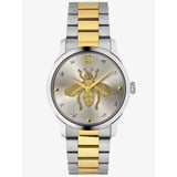 Gucci G Timeless Silver Dial Two Tone Steel Strap Watch For Women - YA1264131