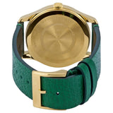 Gucci G Timeless Bee Green Dial Green Leather Strap Watch For Women - YA1264065