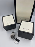 Gucci Grip Quartz Silver Dial Silver Steel Strap Watch For Women - YA157410