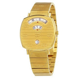 Gucci Grip Yellow Gold Dial Yellow Gold Steel Strap Unisex Watch -  YA157403