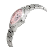 Gucci G Timeless Quartz Mother of Pearl Pink Dial Silver Steel Strap Watch For Women - YA1265013