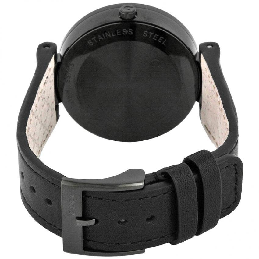 Gucci Interlocking G Black Dial Watch For Women - YA133302