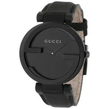 Gucci Interlocking G Black Dial Watch For Women - YA133302