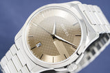 Gucci G Timeless Brown Dial Silver Steel Strap Watch For Men - YA126445