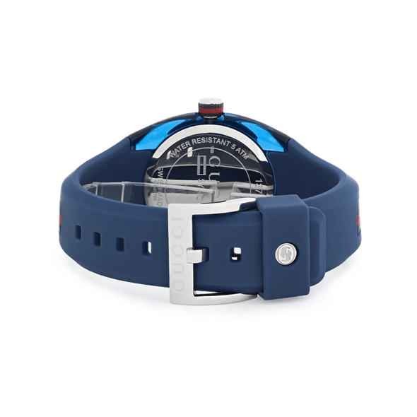 Gucci Sync Quartz Blue Dial Blue Rubber Strap Watch For Men - YA137304