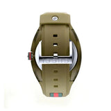 Gucci Sync XXL Quartz Brown Dial Brown Leather Strap Watch For Men - YA137106