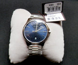 Gucci G Timeless Blue Dial Silver Steel Strap Watch For Men - YA126316