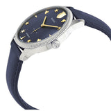 Gucci G Timeless Automatic Blue Dial Black Leather Strap Watch For Men - YA126347