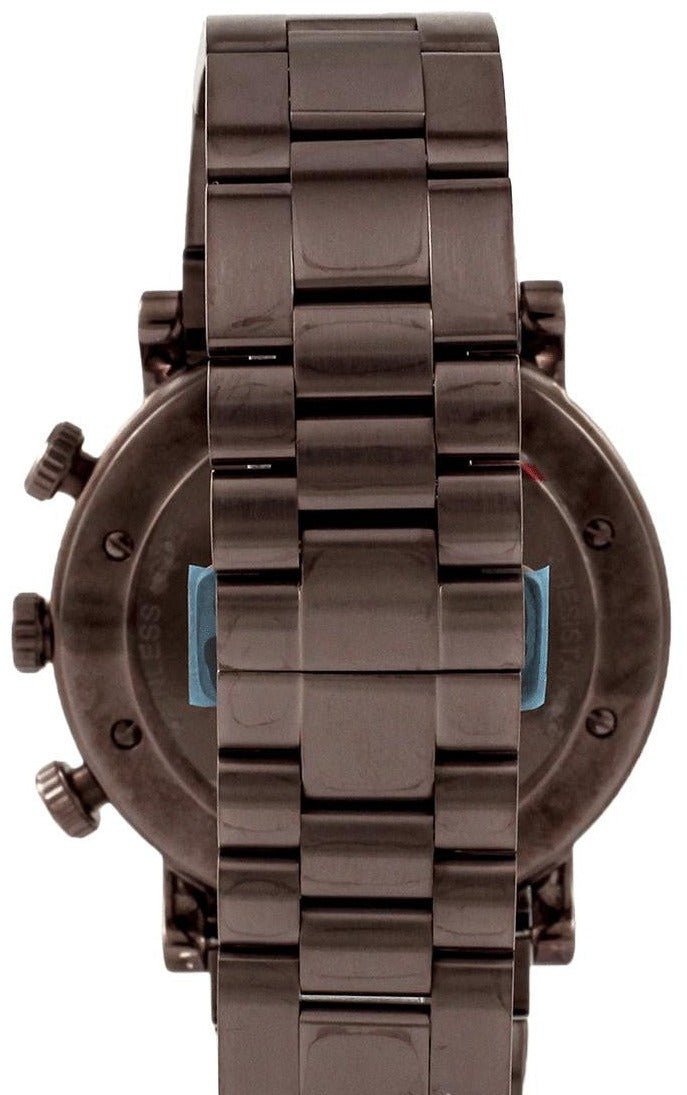 Gucci G Chrono Brown Dial Brown Steel Strap Watch For Men - YA101341