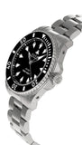 Gucci Dive Automatic Black Dial Silver Steel Strap Watch for Men - YA136353