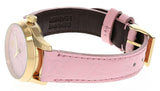 Gucci G Timeless Quartz Pink Dial Pink Leather Strap Watch For Women - YA1265005