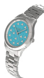 Gucci G Timeless Quartz Turquoise Dial Silver Steel Strap Unisex Watch - YA1265044