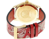 Gucci G Timeless Quartz Red Dial Red Leather Strap Watch For Women - YA1264054