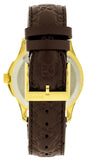 Gucci G Timeless Quartz Brown Dial Brown Leather Strap Watch for Men - YA1264035