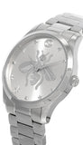 Gucci G Timeless Silver Dial Silver Steel Strap Watch For Women - YA1264126