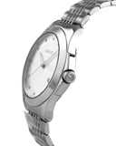 Gucci G Timeless Diamonds Silver Dial Silver Steel Strap Watch For Men - YA126404