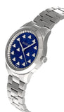 Gucci G Timeless Quartz Blue Dial Silver Steel Strap Watch for Women - YA1265043