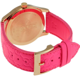 Gucci G Timeless Quartz Pink Dial Pink Leather Strap Watch For Women - YA1264115