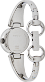 Gucci Guccissima Diamonds Mother of Pearl Dial Silver Steel Strap Watch For Women - YA134504