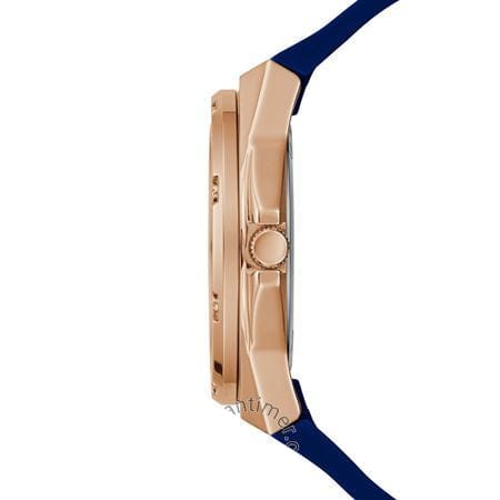 Guess Asteria Multifunction Blue Dial Blue Rubber Strap Watch For Women - GW0620L3