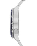 Guess Axle Multifunction Black Dial Silver Steel Strap Watch For Men - GW0488G1