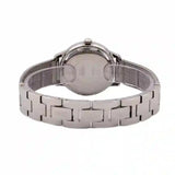 Guess Chelsea Crystals Black Dial Silver Mesh Bracelet Watch For Women  - W0647L5