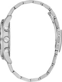 Guess Commander Chronograph Black Dial Silver Steel Strap Watch for Men - GW0056G1
