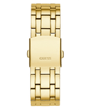 Guess Continental Diamonds Gold Dial Gold Steel Strap Watch for Men - GW0261G2