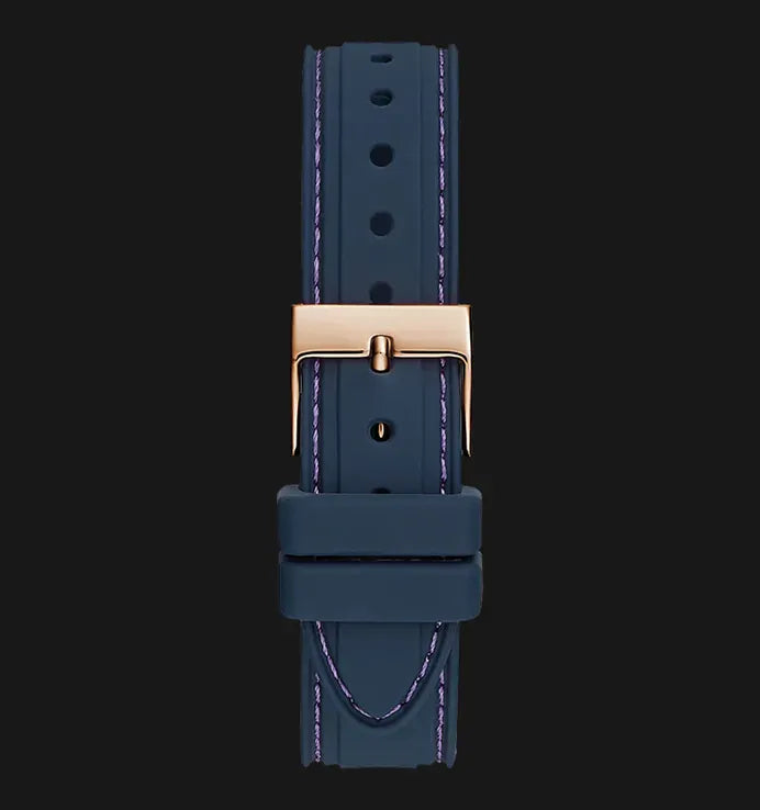 Guess Cosmic Multifunction Blue Dial Blue Silicone Strap Watch For Women - GW0466L2