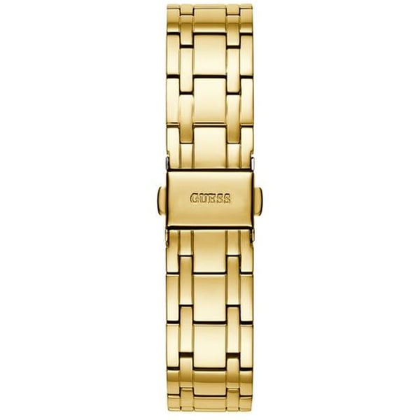 Guess Cosmo Diamonds Gold Dial Gold Steel Strap Watch For Women - GW0033L2