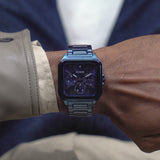 Guess Dress Multifunction Blue Dial Blue Steel Strap Watch for Men - GW0631G3