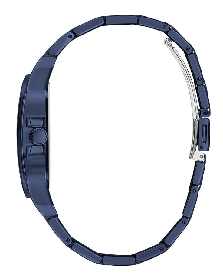 Guess Dress Multifunction Blue Dial Blue Steel Strap Watch for Men - GW0631G3