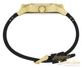 Guess Duke Crystals Black Dial Black Silicone Strap Watch For Men - GW0641G2