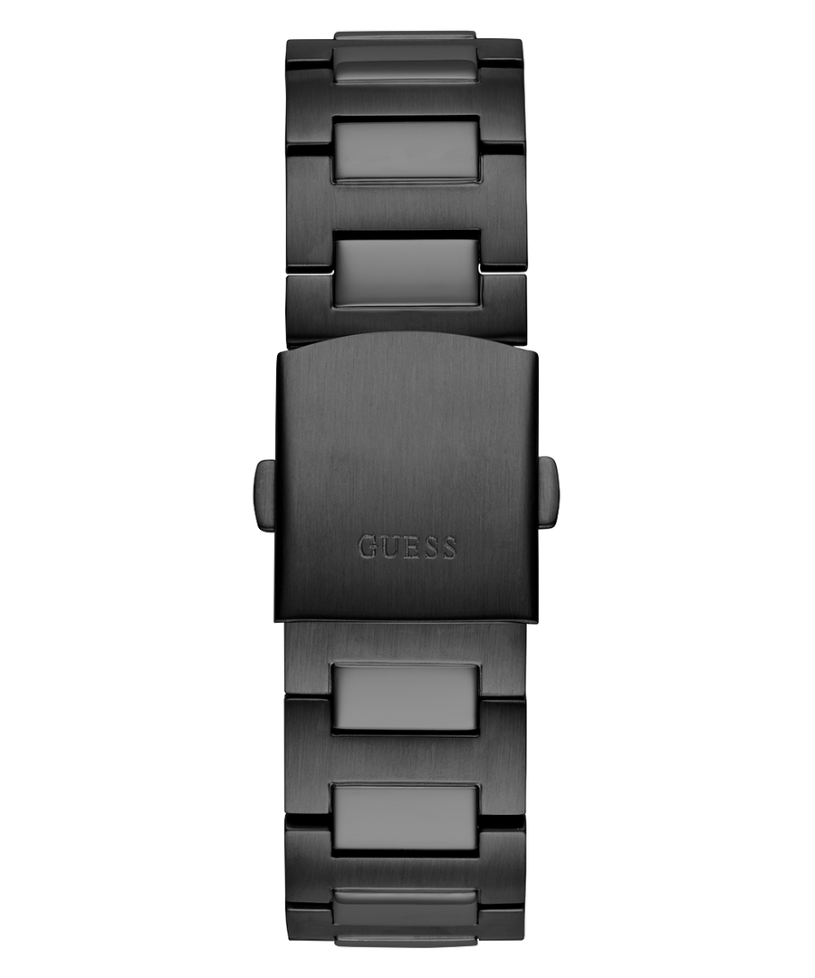 Guess Duke Glitz Crystals Black Dial Black Steel Strap Watch For Men - GW0576G3