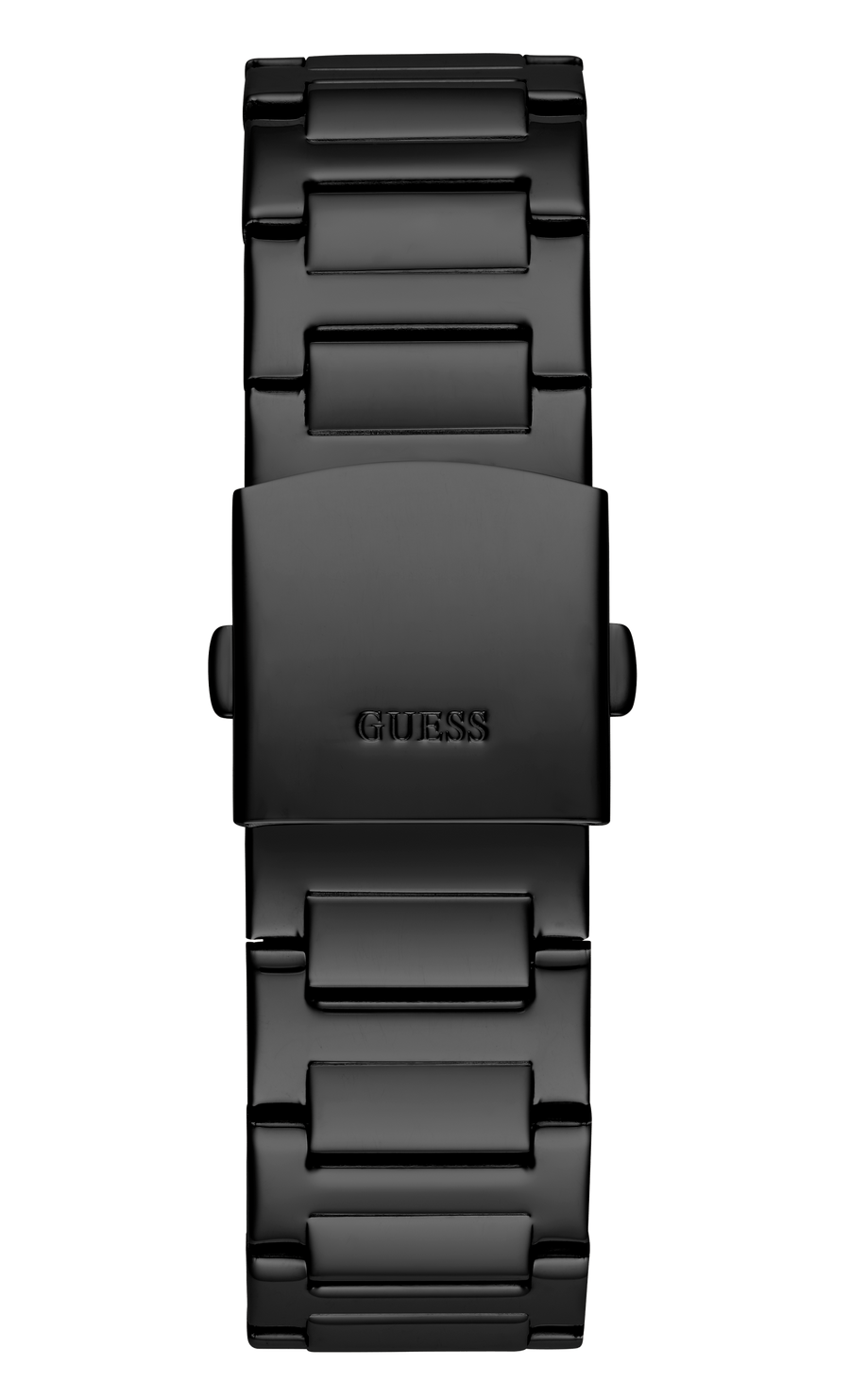 Guess Duke Glitz Crystals Black Dial Black Steel Strap Watch For Men - GW0576G3