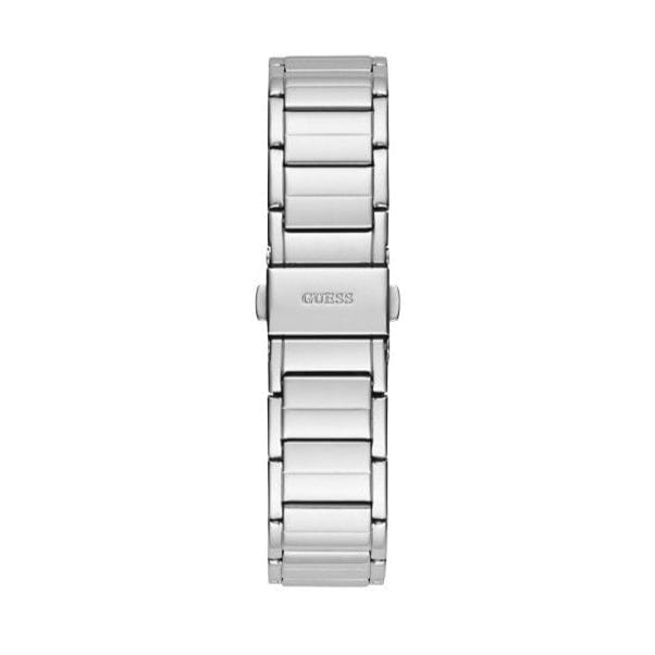 Guess Fusion Chronograph Crystals Silver Dial Silver Steel Strap Watch For Women - GW0552L1