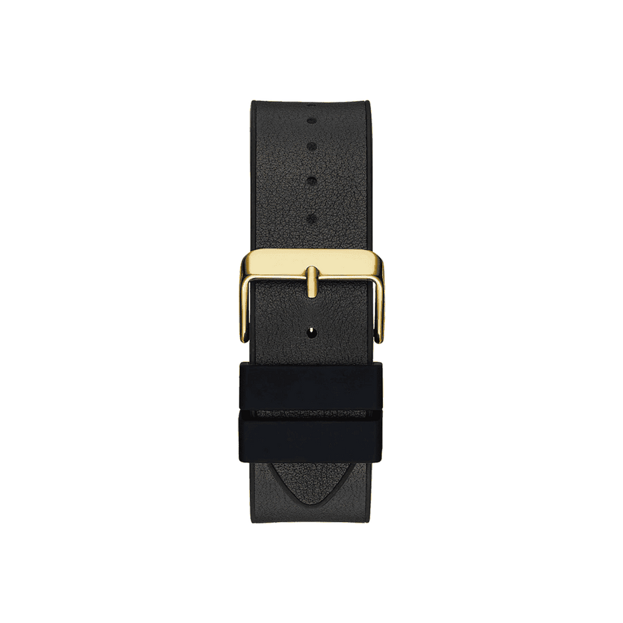 Guess Legend Black Dial Black Rubber Strap Watch For Men - GW0500G1