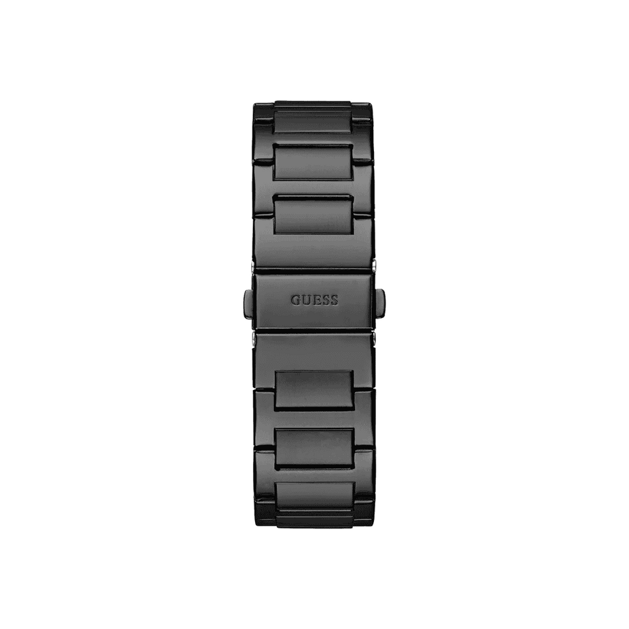 Guess Integrity Analog Black Dial Black Steel Strap Watch for Men - GW0631G2